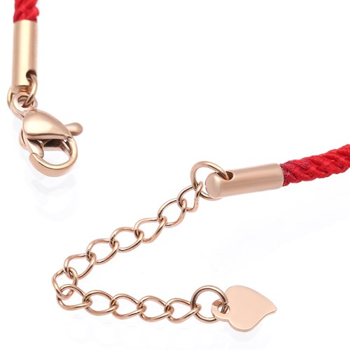 Vòng Tay Hợp Kim Nữ AvaJi AVJ.T000072.00 Màu Đỏ