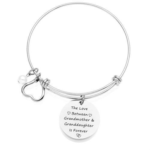 Vòng Tay Hợp Kim Nữ AvaJi AVJ.B000021.00 Màu Bạc