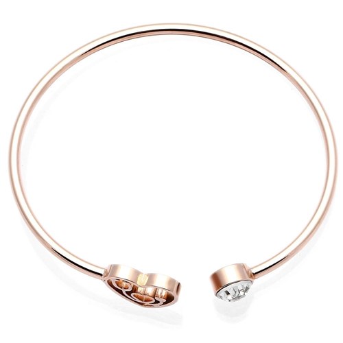 Vòng Tay Hợp Kim Nữ AvaJi AVJ.B000022.00 Màu Vàng Hồng