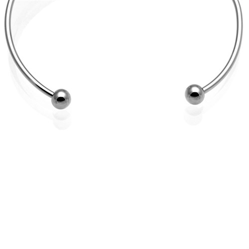 Vòng Tay Hợp Kim Đính Đá Nữ AvaJi AVJ.B000023.00 Màu Bạc