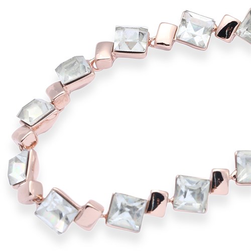 Vòng Tay Hợp Kim Nữ AvaJi AVJ.T000033.00 Màu Vàng Hồng