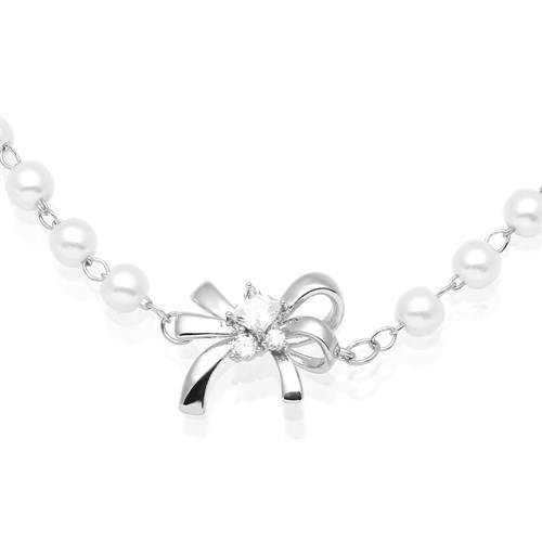 Vòng Tay Hợp Kim Nữ AvaJi Ngọc Trai AVJ.T000008.00