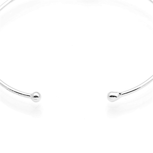 Vòng Tay Hợp Kim Nữ Đính Đá AvaJi AVJ.B000117.00 Màu Bạc