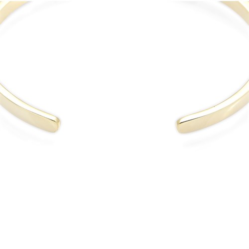 Vòng Tay Hợp Kim Nữ Đính Đá AvaJi AVJ.B000124.00 Màu Vàng