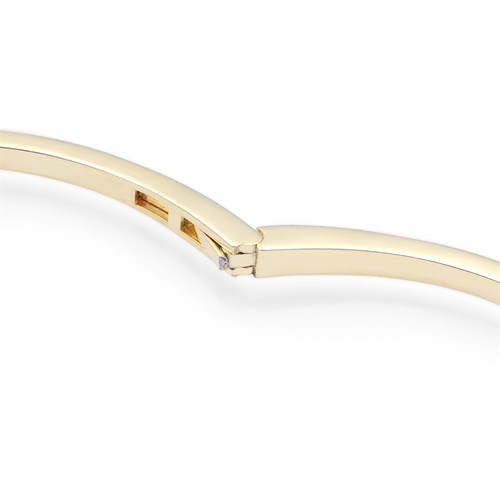 Vòng Tay Hợp Kim Nữ Đính Đá AvaJi AVJ.B000127.00 Màu Vàng