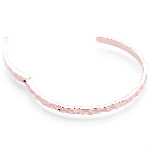 Vòng Tay Hợp Kim Nữ Đính Đá AvaJi AVJ.B000140.00 Màu Vàng Hồng