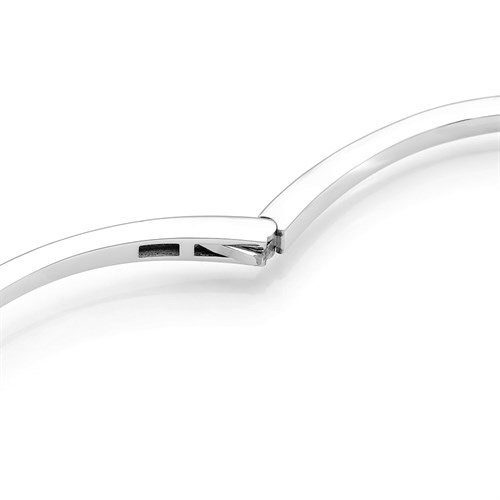 Vòng Tay Hợp Kim Nữ Đính Đá AvaJi AVJ.B000150.00 Màu Bạc