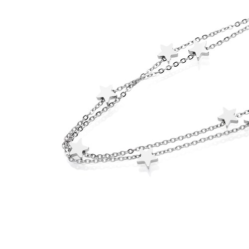 Lắc Tay Hợp Kim Nữ AvaJi AVJ.T000074.00 Màu Bạc