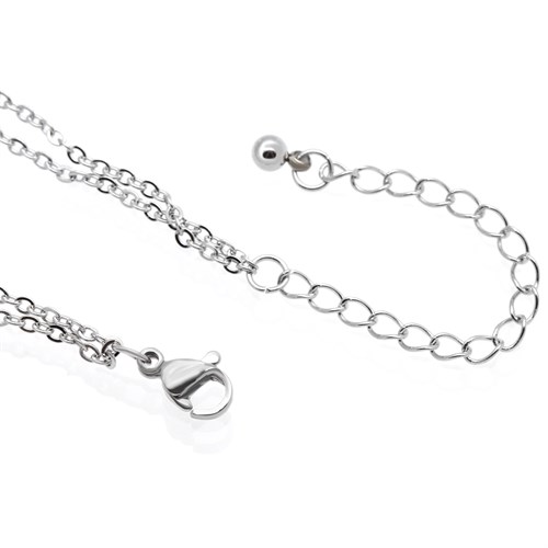 Lắc Tay Hợp Kim Nữ AvaJi AVJ.T000074.00 Màu Bạc