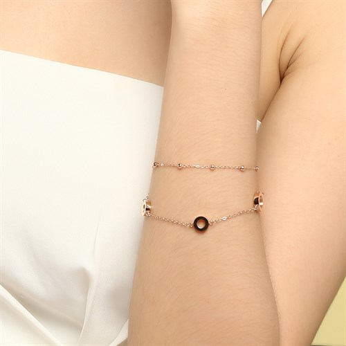 Lắc Tay Hợp Kim Nữ AvaJi AVJ.T000075.00 Màu Vàng