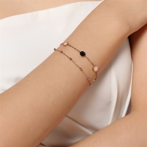 Lắc Tay Hợp Kim Nữ AvaJi AVJ.T000076.00 Màu Vàng