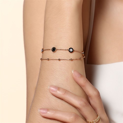 Lắc Tay Hợp Kim Nữ AvaJi AVJ.T000076.00 Màu Vàng