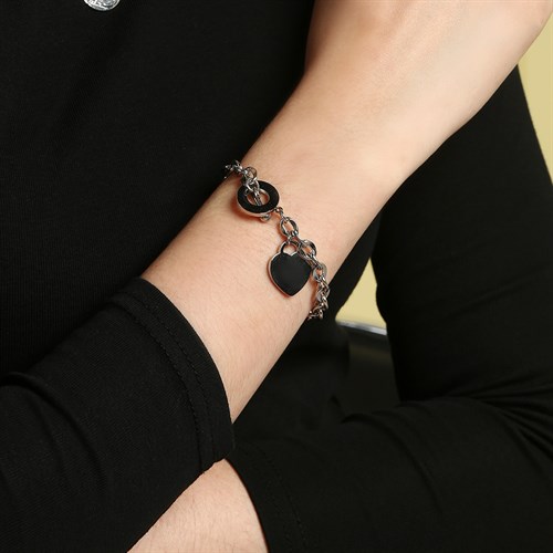 Lắc Tay Hợp Kim Nữ AvaJi AVJ.T000078.00 Màu Bạc