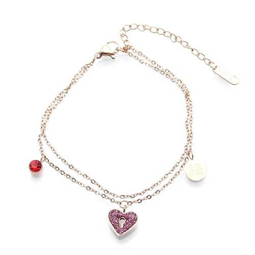 Lắc Tay Hợp Kim Nữ AvaJi AVJ.T000082.00 Màu Vàng