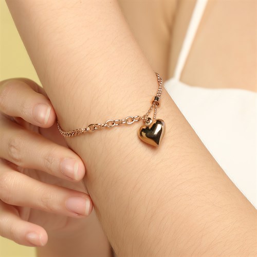 Lắc Tay Hợp Kim Nữ AvaJi AVJ.T000083.00 Màu Vàng