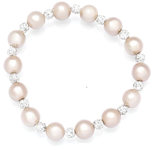 Lắc Tay Hợp Kim Nữ AvaJi AVJ.T000038.00 Màu Bạc