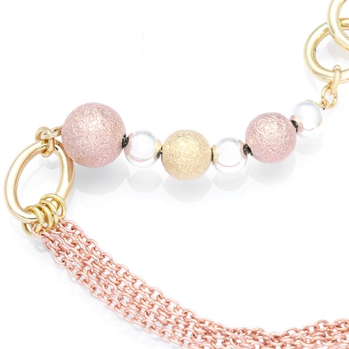 Vòng Tay Hợp Kim Nữ AvaJi AVJ.T000047.00 Màu Vàng