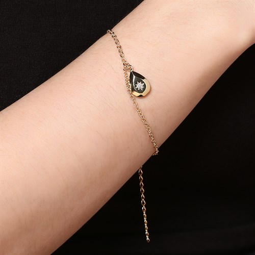 Lắc Tay Hợp Kim Nữ AvaJi AVJ.T000051.00 Màu Vàng