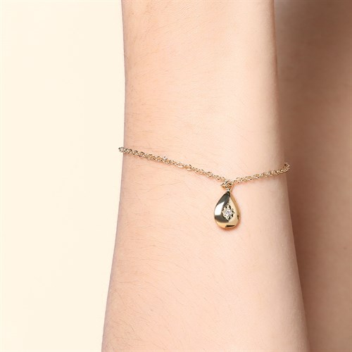 Lắc Tay Hợp Kim Nữ AvaJi AVJ.T000051.00 Màu Vàng