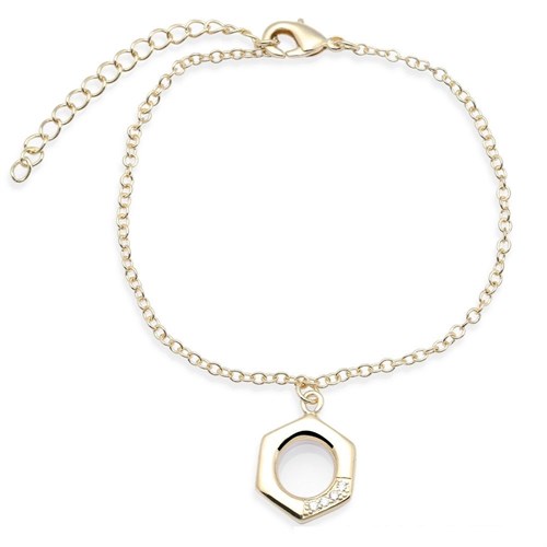 Lắc Tay Hợp Kim Nữ AvaJi AVJ.T000053.00 Màu Vàng