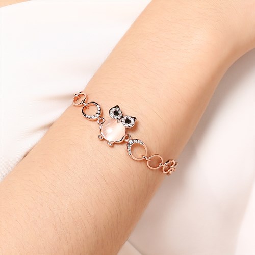 Lắc Tay Hợp Kim Nữ AvaJi AVJ.T000055.00 Màu Vàng