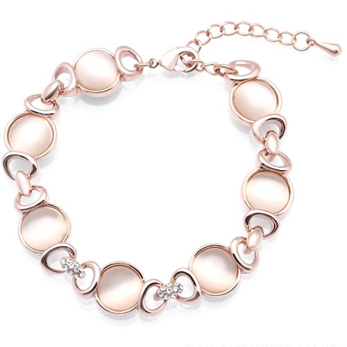 Lắc Tay Hợp Kim Nữ AvaJi AVJ.T000056.00 Màu Vàng