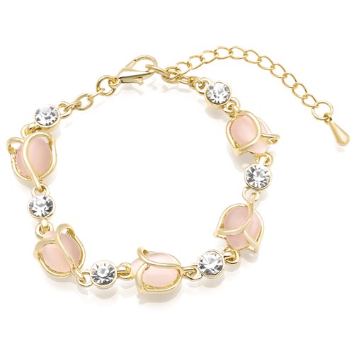 Lắc Tay Hợp Kim Nữ AvaJi AVJ.T000063.00 Màu Vàng