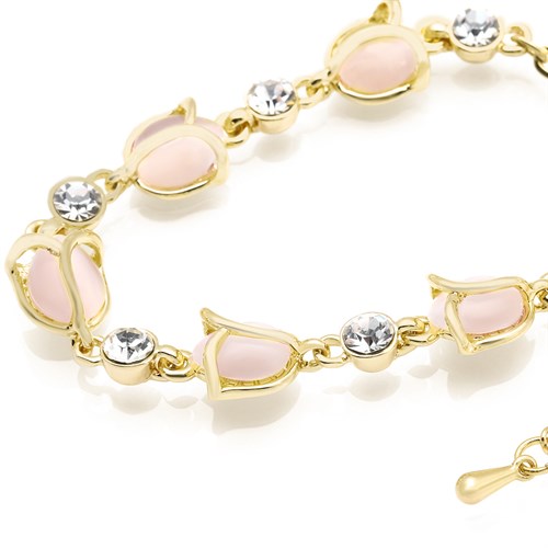 Lắc Tay Hợp Kim Nữ AvaJi AVJ.T000063.00 Màu Vàng