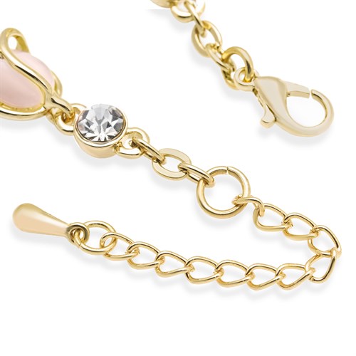 Lắc Tay Hợp Kim Nữ AvaJi AVJ.T000063.00 Màu Vàng