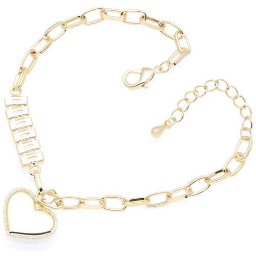 Lắc Tay Hợp Kim Nữ AvaJi Đính Đá AVJ.T000005.00 Màu Vàng