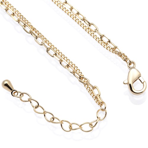 Lắc Tay Hợp Kim Nữ AvaJi Đính Đá AVJ.T000009.00 Màu Vàng