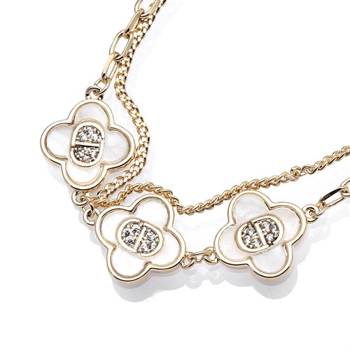 Lắc Tay Hợp Kim Nữ AvaJi Đính Đá AVJ.T000009.00 Màu Vàng