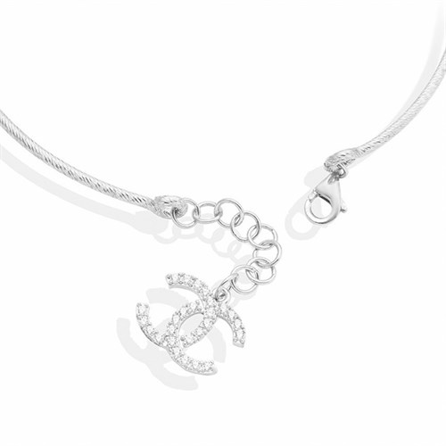 Lắc Tay Bạc Nữ Đính Đá Mạ Vàng Trắng AvaJi AVJ.B000079 Màu Bạc