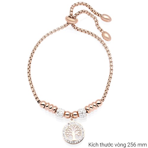 Vòng Tay Dạng Charm Hợp Kim Nữ AvaJi AVJ.C000004.00 Màu Vàng