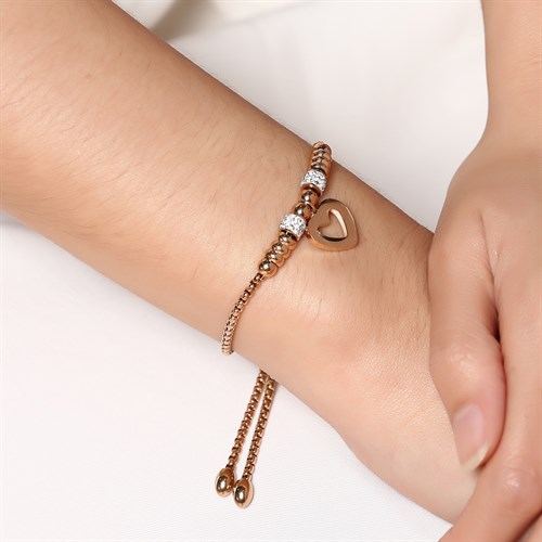 Vòng Tay Dạng Charm Hợp Kim Nữ AvaJi AVJ.C000007.00 Màu Vàng