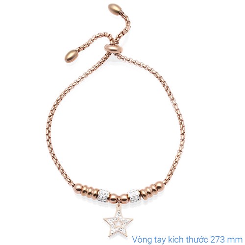 Vòng Tay Dạng Charm Hợp Kim Nữ AvaJi AVJ.C000009.00 Màu Vàng