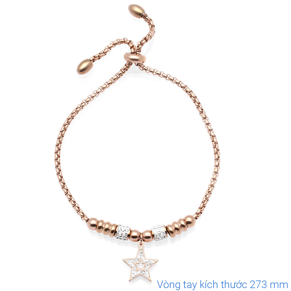 Vòng Tay Dạng Charm Hợp Kim Nữ AvaJi AVJ.C000009.00 Màu Vàng
