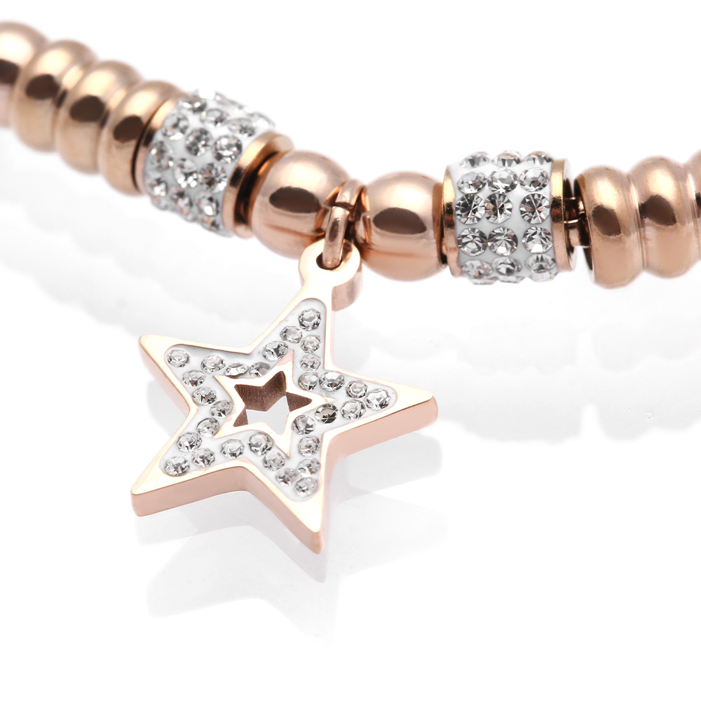 Vòng Tay Dạng Charm Hợp Kim Nữ AvaJi AVJ.C000009.00 Màu Vàng