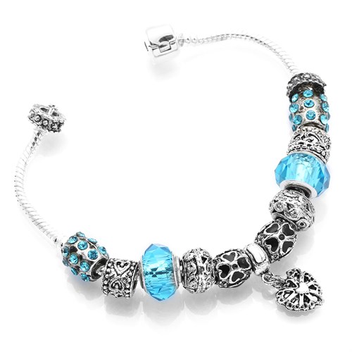 Vòng Charm Hợp Kim Nữ AvaJi AVJ.C000002.00 Màu Bạc