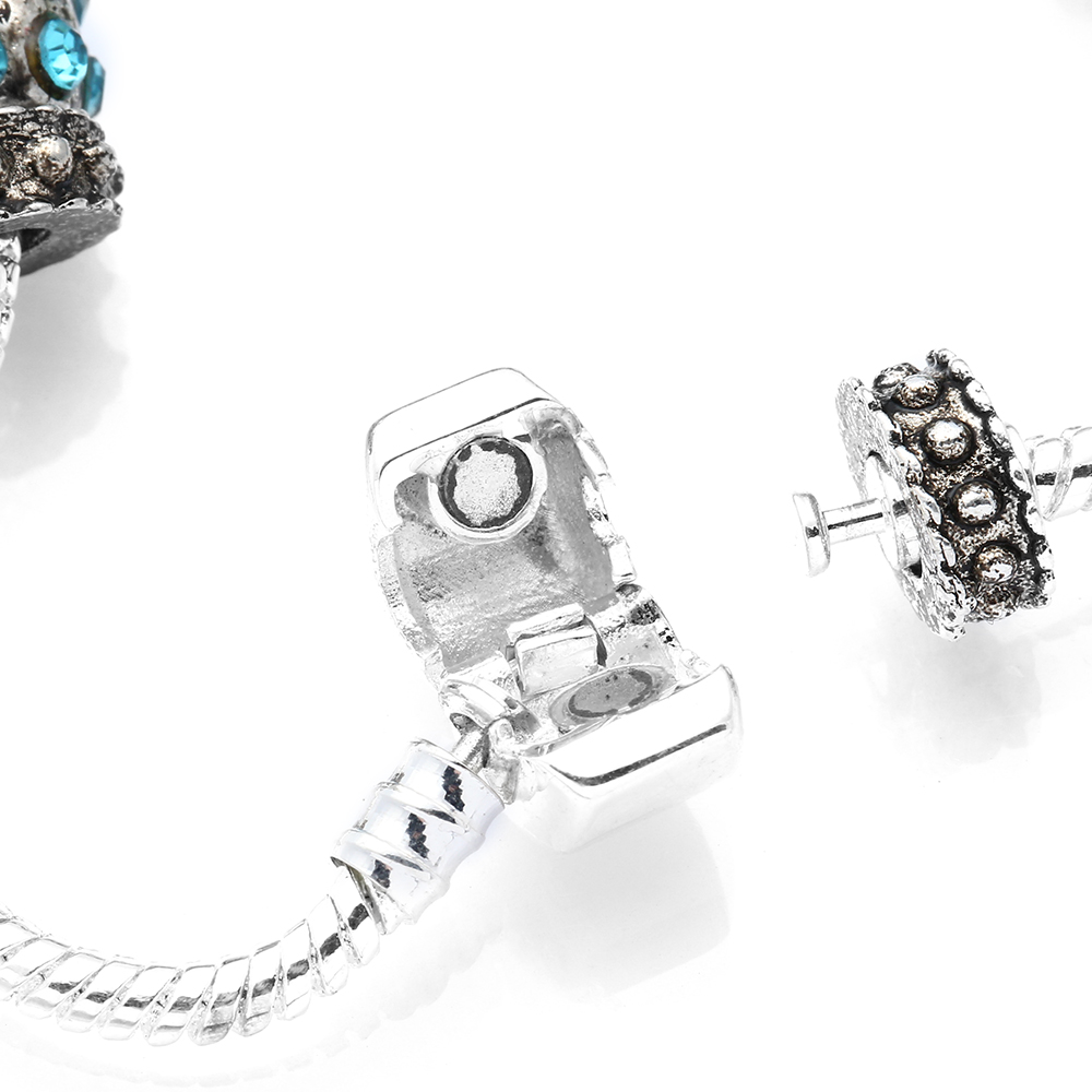 Vòng Charm Hợp Kim Nữ AvaJi AVJ.C000002.00 Màu Bạc