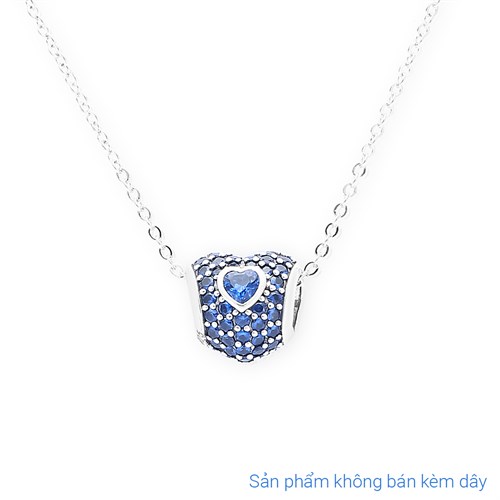 Hạt Charm Hợp Kim Unisex AvaJi Đính Đá AVJ.P00000010.00 Màu Bạc