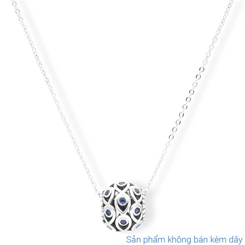 Hạt Charm Hợp Kim Unisex AvaJi Đính Đá AVJ.P00000011.00 Màu Bạc