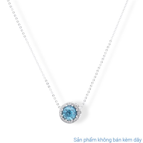 Hạt Charm Hợp Kim Unisex AvaJi Đính Đá AVJ.P00000013.00 Màu Bạc