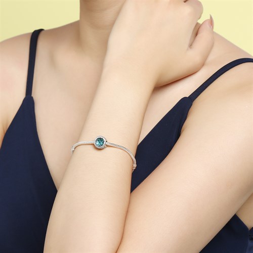 Hạt Charm Hợp Kim Unisex AvaJi Đính Đá AVJ.P00000013.00 Màu Bạc