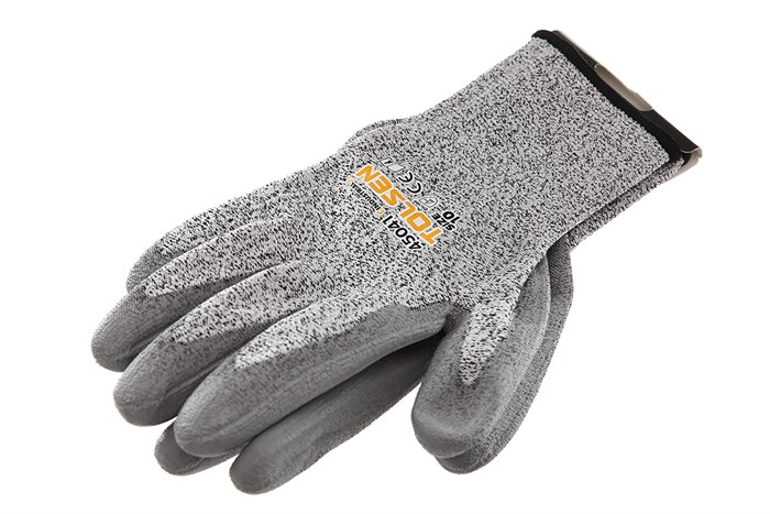 Bao tay vải chống cắt Tolsen 45041 Màu Xám