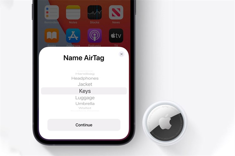 Thiết bị định vị thông minh AirTag 4 Cái MX542 Màu Trắng