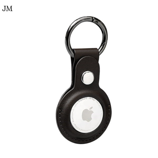 Vỏ bảo vệ AirTag Nhựa dẻo PU Well JM Đen