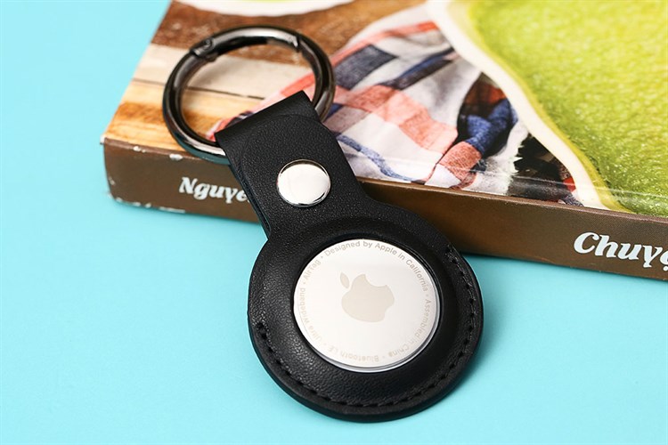 Vỏ bảo vệ AirTag Nhựa dẻo PU Well JM Đen