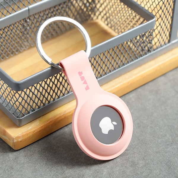 Vỏ bảo vệ AirTag Laut Silicone Huex Hồng