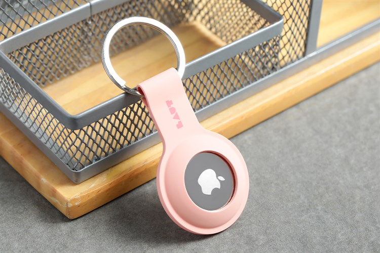 Vỏ bảo vệ AirTag Laut Silicone Huex Hồng